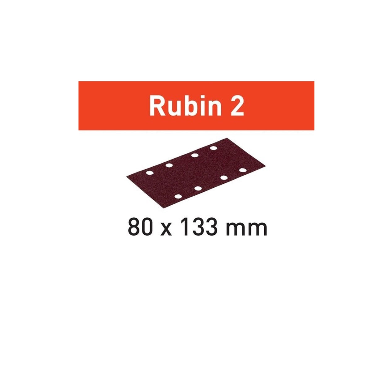 Rubin 2 STF Abrasive 80 x 133mm