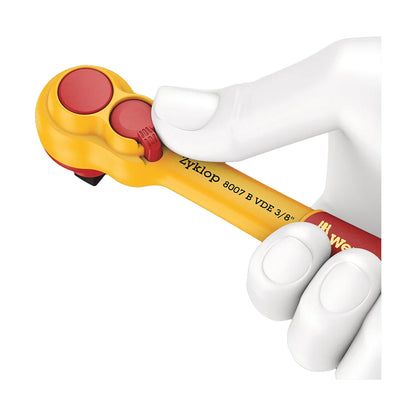 Wera Tools 05150116001 9726 Foam Insert & 8007 B VDE 28 Piece Zyklop VDE Ratchet Set 1 - 3/8" Drive