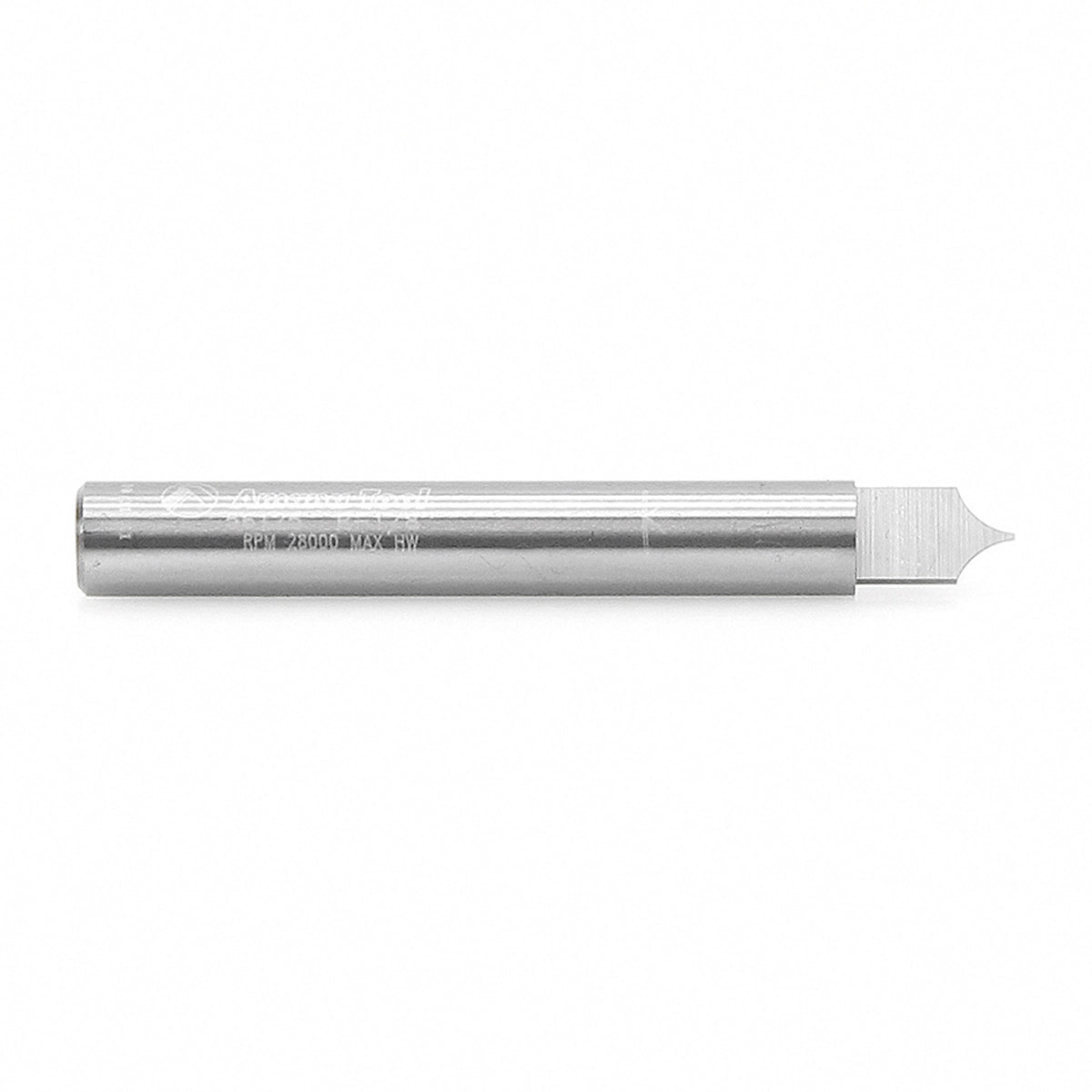 Solid Carbide Point Cutting Roundover 1/8 Radius x 1/4 Dia x 5/16 x 1/4 Shank Router Bit