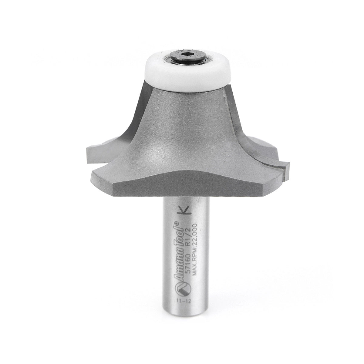 Carbide Tipped Undermount Bowl Solid Surface 2-1/8 Dia x 1 Inch x 17 Deg x 1/2 Shank