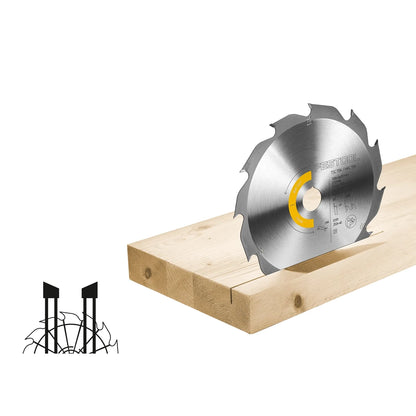 HW 160x1.6x20 PW12 Wood Rip Cut Saw Blade