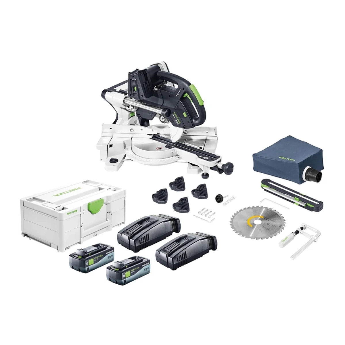 Sliding Compound Mitre Saw KSC 60 EB 8.0 I-Plus Energy Set Combo