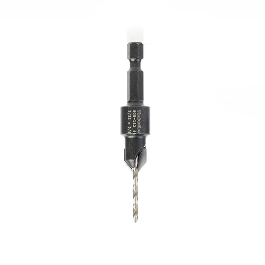 Carbide Tipped Countersink 3/32 Dia x 3/8 Inch Countersink Dia for Wood Screw #6