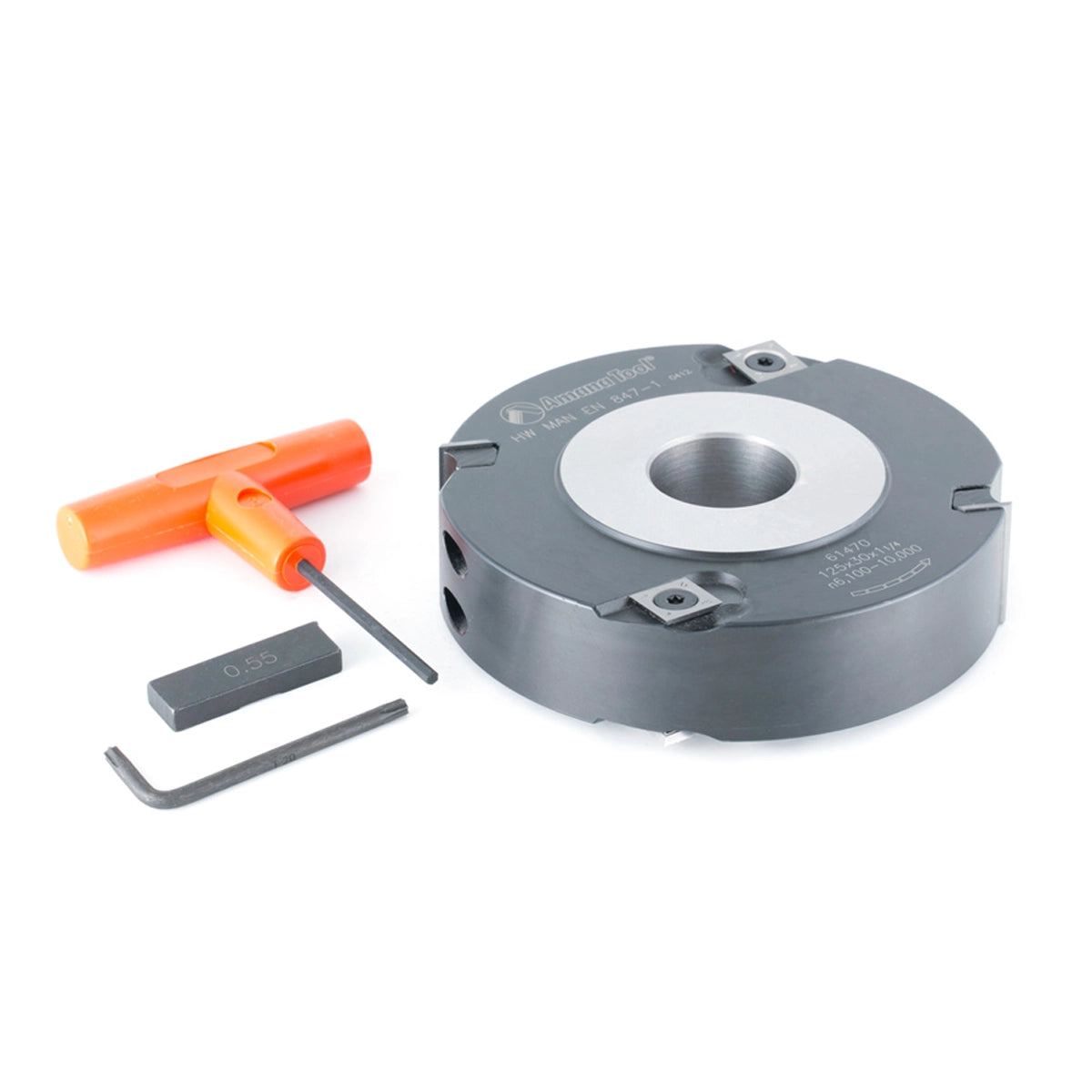 Insert Carbide Steel Rabbet 125mm (5) Dia x 30mm (1-3/16) x 1-1/4 Bore