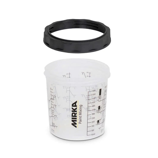 650ML Outer paint cup with collar for PCS