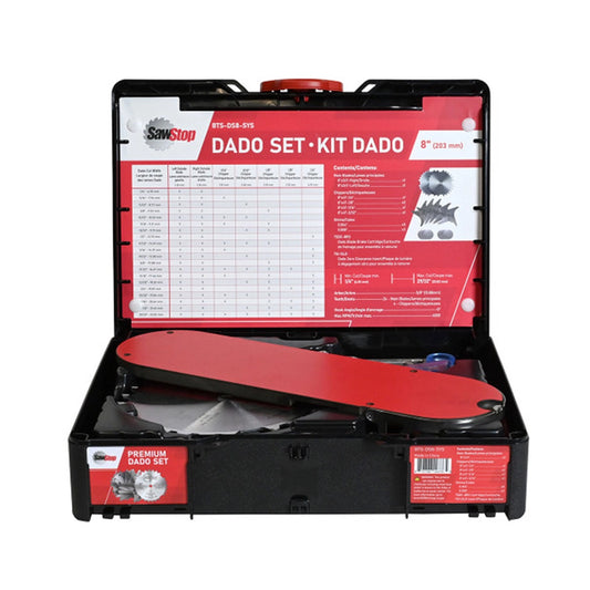 8" Premium Dado Set with Systainer