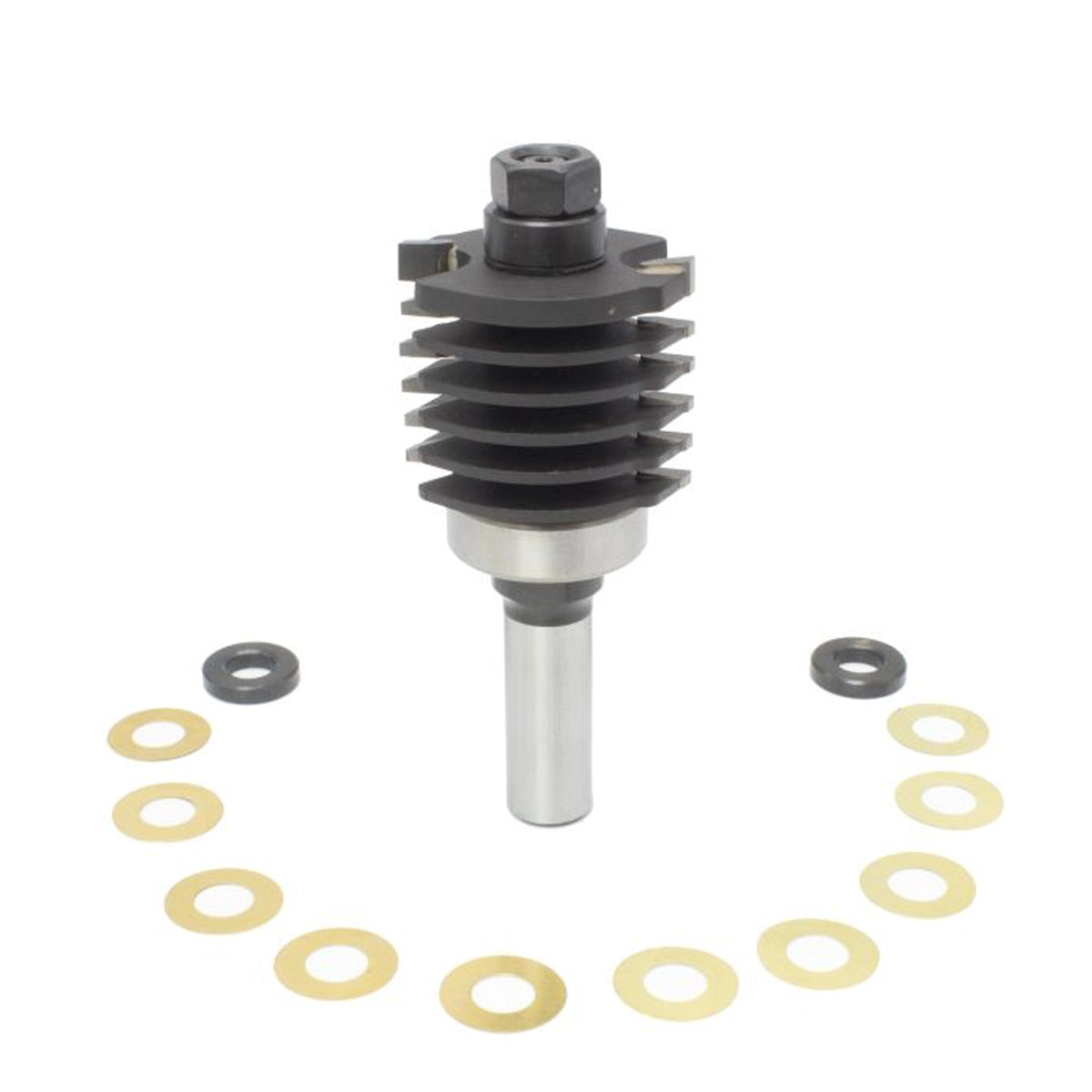 1 9/16" Dia, Carbide Tipped, Finger Jointer Router Bit, 2 Flutes, 1/2" Shank, 3 3/4" Length