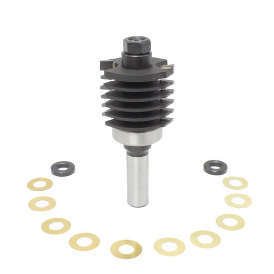 1 9/16" Dia, Carbide Tipped, Finger Jointer Router Bit, 2 Flutes, 1/2" Shank, 3 3/4" Length