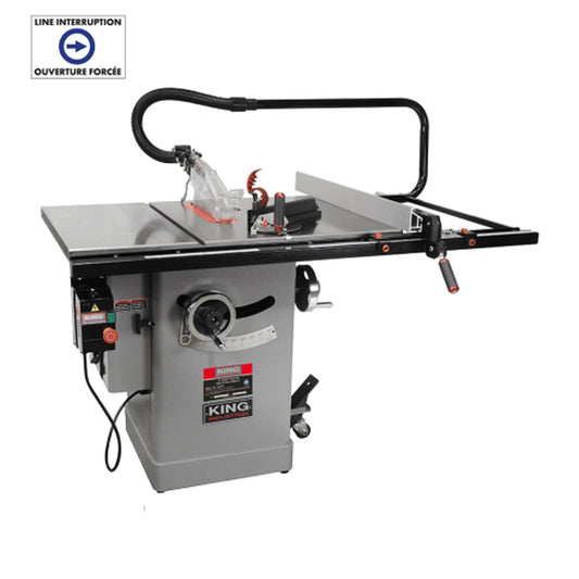 10” Cabinet Table Saw With 30” Rip Fence System