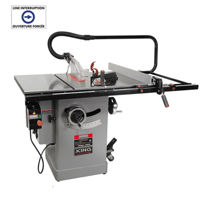 10” Cabinet Table Saw With 50” Rip Fence & Extension Table