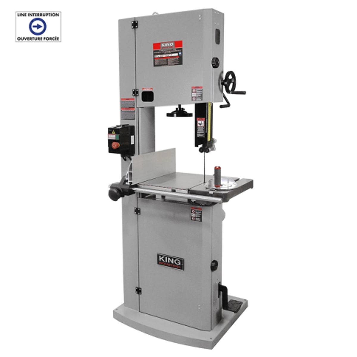 15” Wood Bandsaw With 14” Resaw