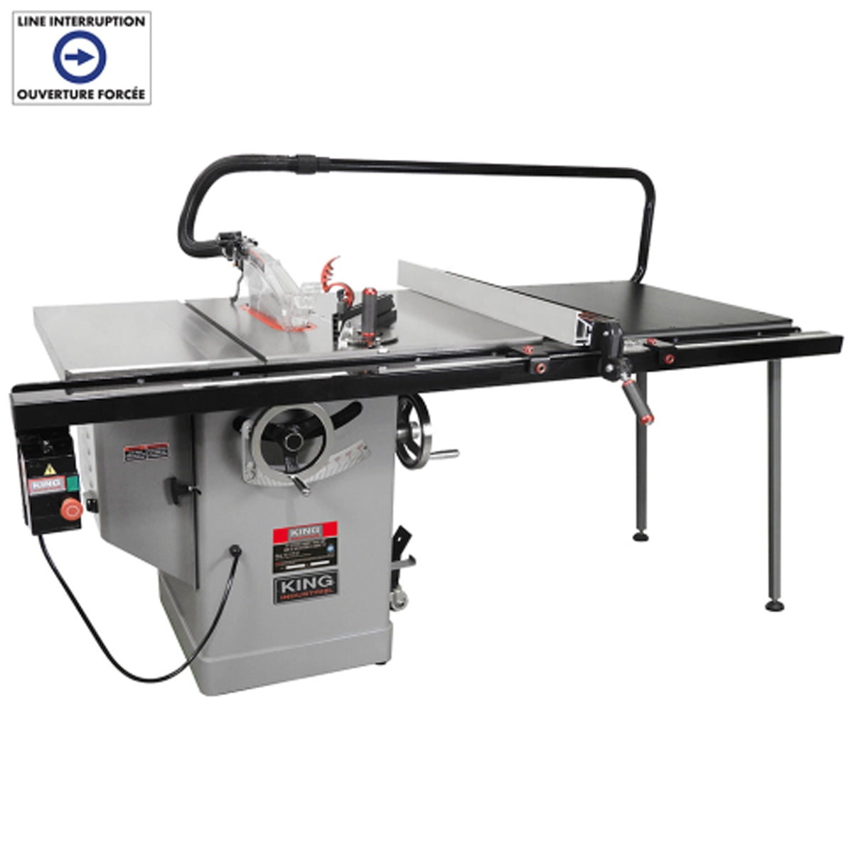 10” Extreme Cabinet Table Saw- 50” Rip Fence & Extension Tab