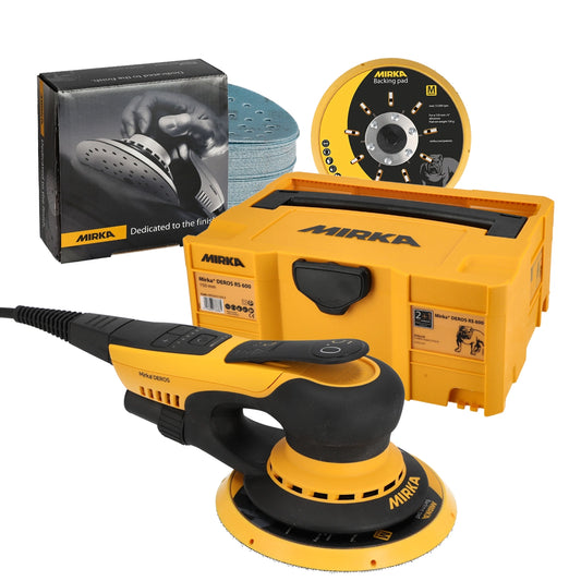 DEROS II 6 Inch Random Orbital (5.0 mm Orbit) Sander Package