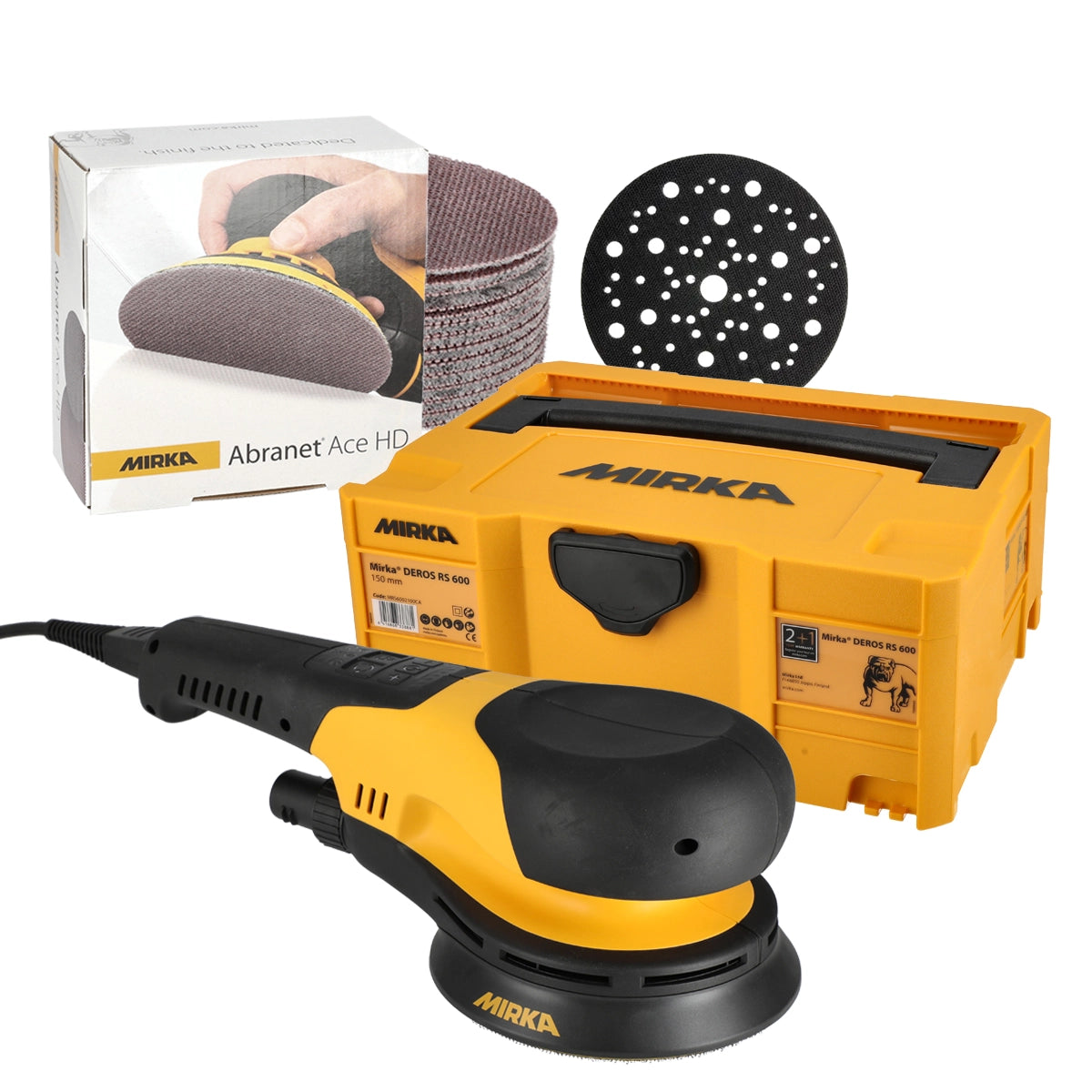 DEROS RS 600X Rotary Sander Package
