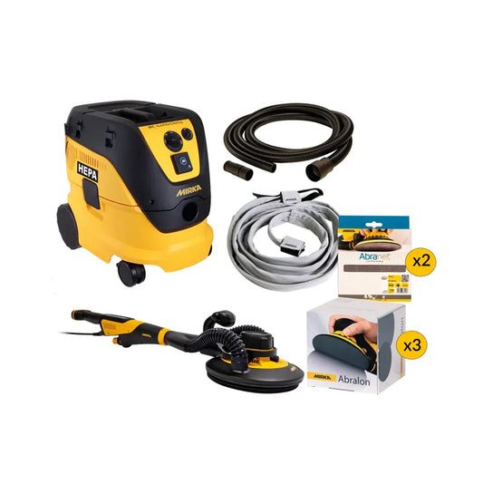 Random Orbital Sander MCA-LEROSS-SS Mirka Leros-S Solid Surface Kit