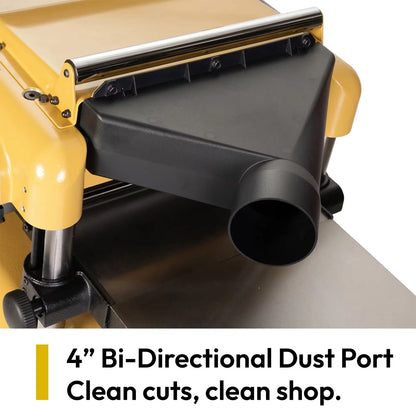 5-Inch Planer, Helical Cutterhead, 3 HP, 1PH, 230V (15BHH)