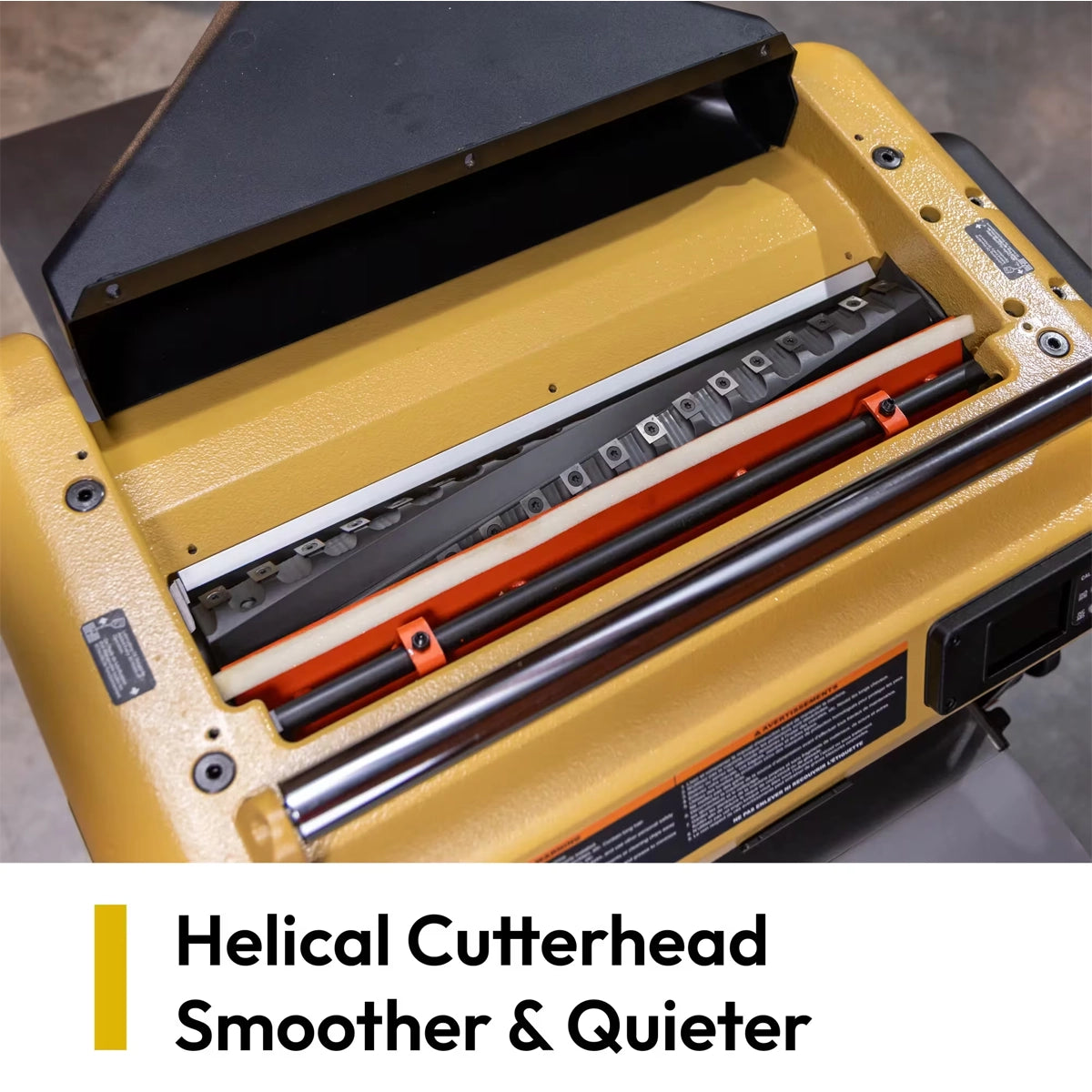 5-Inch Planer, Helical Cutterhead, 3 HP, 1PH, 230V (15BHH)