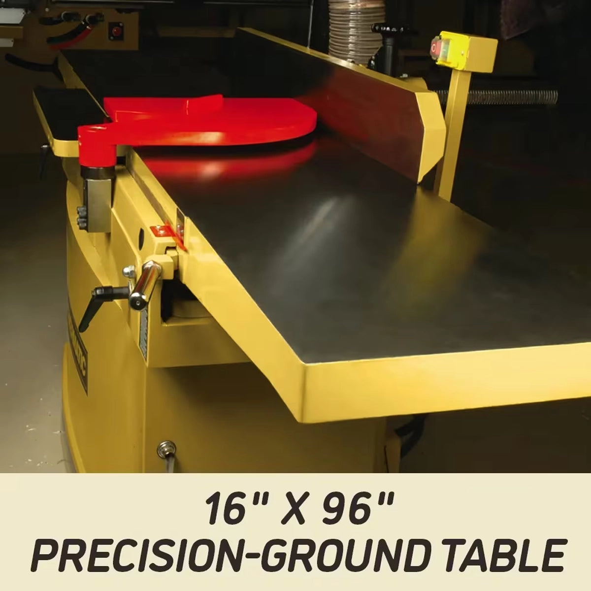 16-Inch Parallelogram Jointer, Helical, 7-1/2 HP, 230/460V 3Ph (PJ1696)