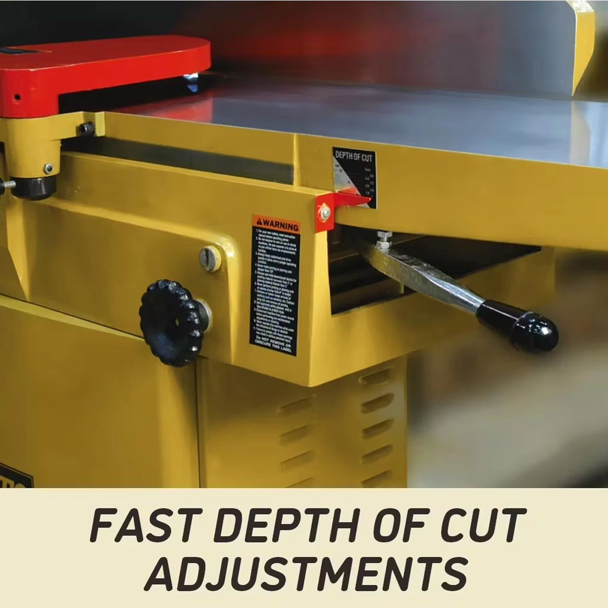12-Inch Parallelogram Jointer, Helical, 3 HP, 230V 1Ph (1285HH)
