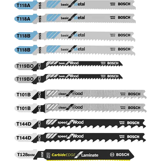 T-Shank Jig Saw Blade Sets