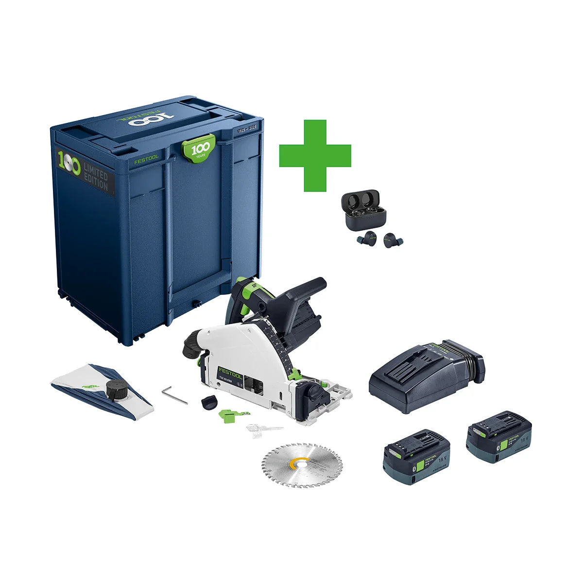 Festool 578231 TSC 55 Cordless Track Saw KEBI-F-Plus XL 100Y
