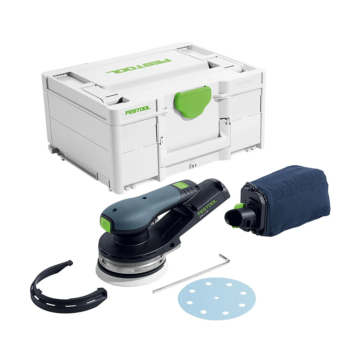 Festool 577735 Cordless Random Orbital Sander ETSC 2 125-Basic