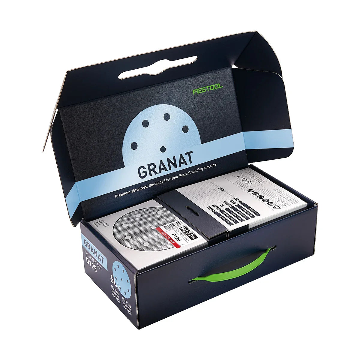 Festool 578668 Festool D125 Granat Abrasive Starter Set D125 GR-Set