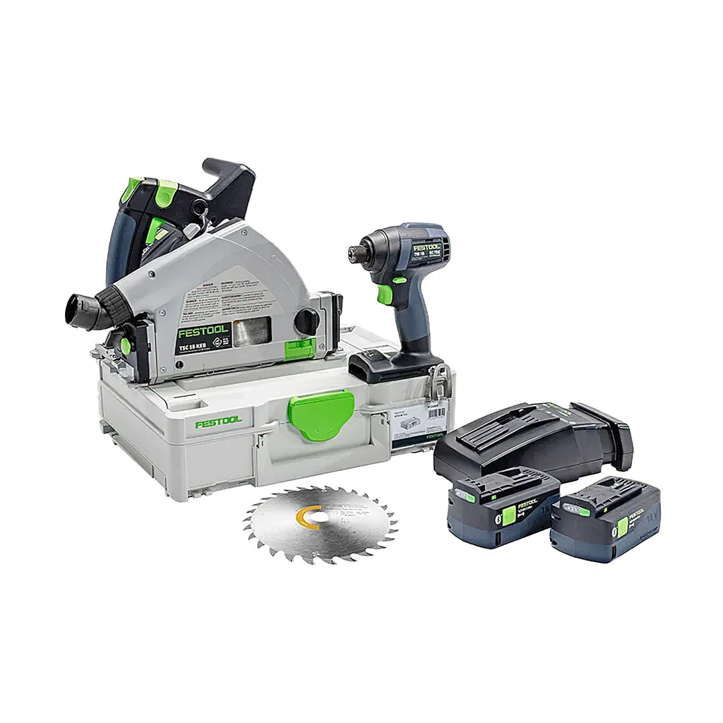 Festool 577118 TID 18 TSC 55 K Combo Kit Wooden Edge Tools Machinery
