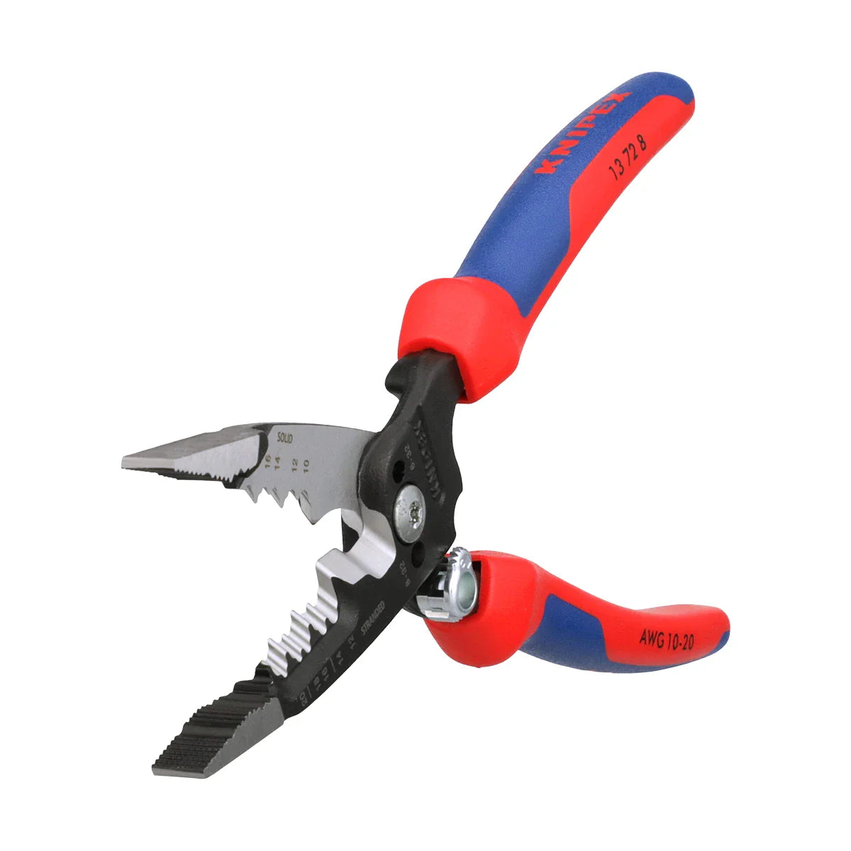 Knipex Tools 13 72 8 SBA 8" Forged Wire Stripper 20-10 AWG