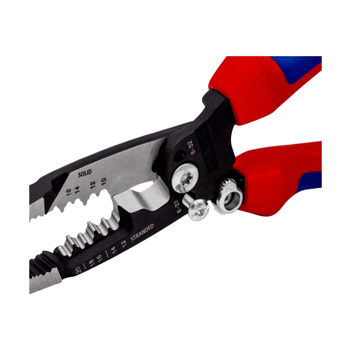 Knipex Tools 13 72 8 SBA 8" Forged Wire Stripper 20-10 AWG