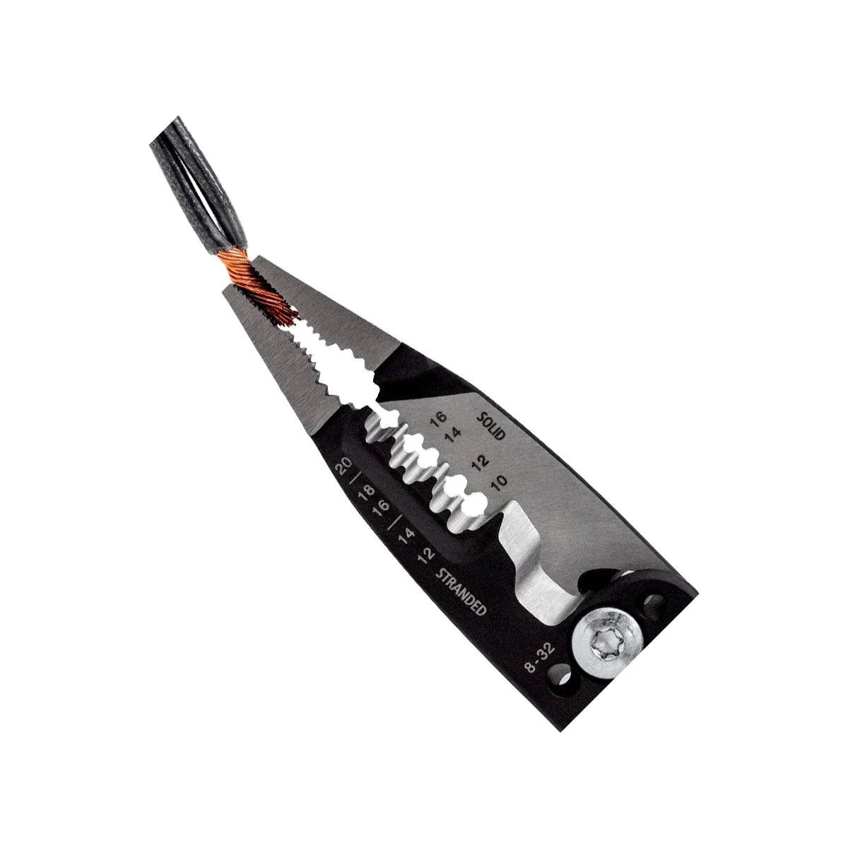 Knipex Tools 13 72 8 SBA 8" Forged Wire Stripper 20-10 AWG