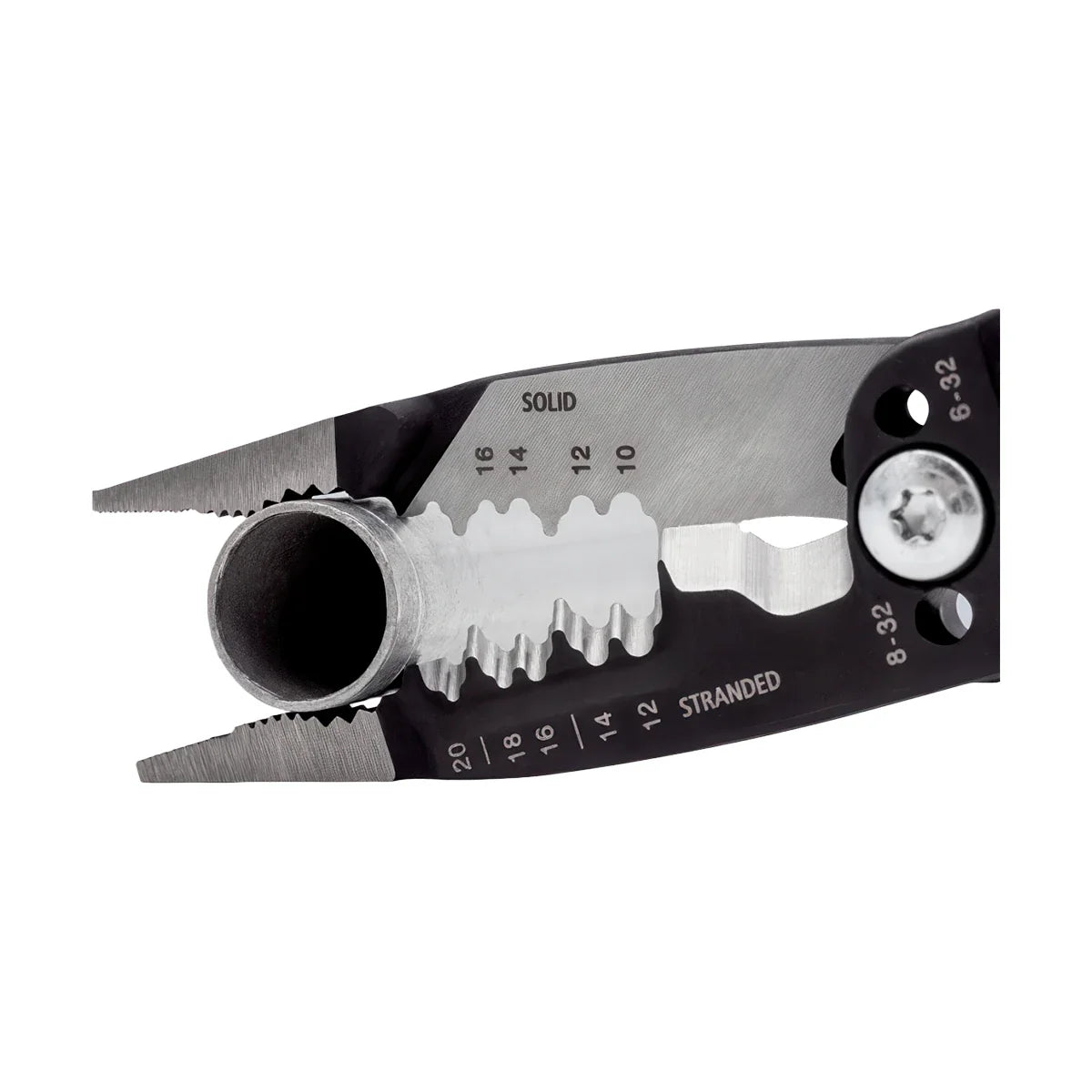 Knipex Tools 13 72 8 SBA 8" Forged Wire Stripper 20-10 AWG