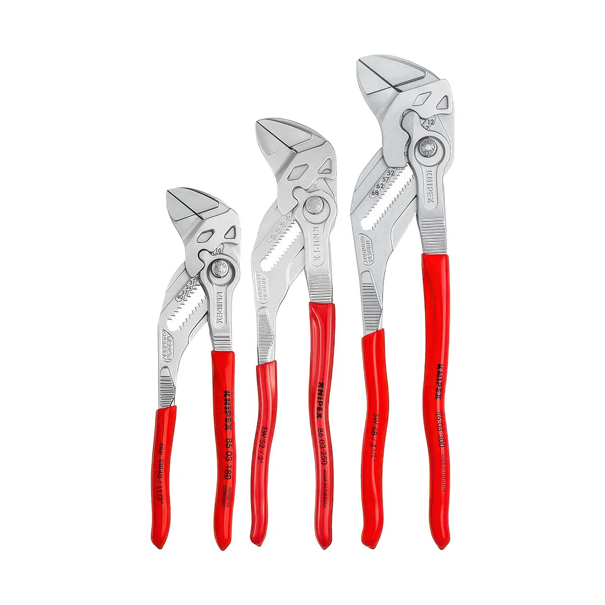 Knipex Tools 00 20 06 US2 Pliers Wrench 3-Piece Set