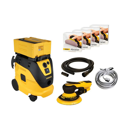 Mirka MCA-RIDERAFC-6 DEROS 6" Sander/Dust Extractor Package (5.0 mm Orbit)