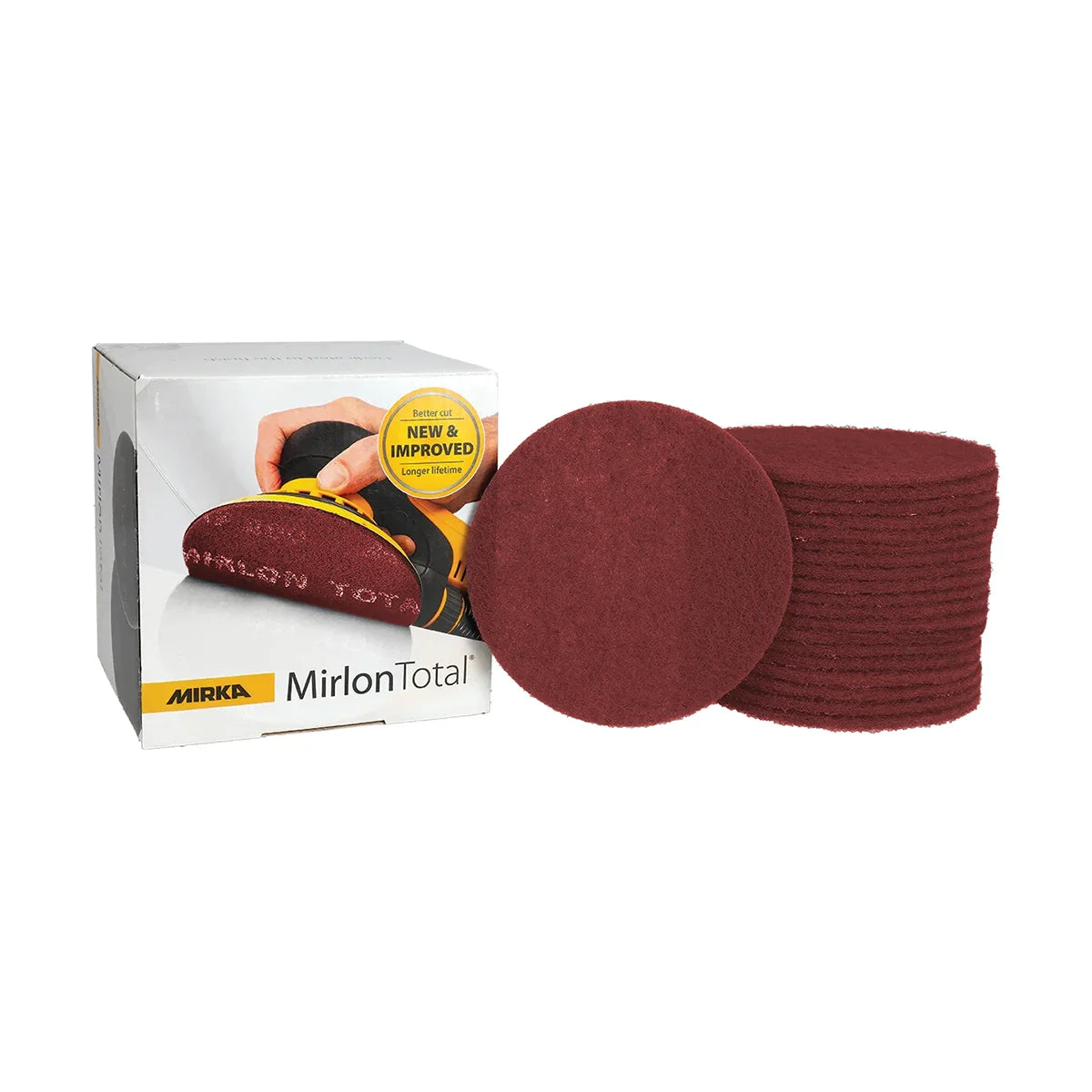 Mirka 18-241-360 6" Mirlon Total Scuff Pads