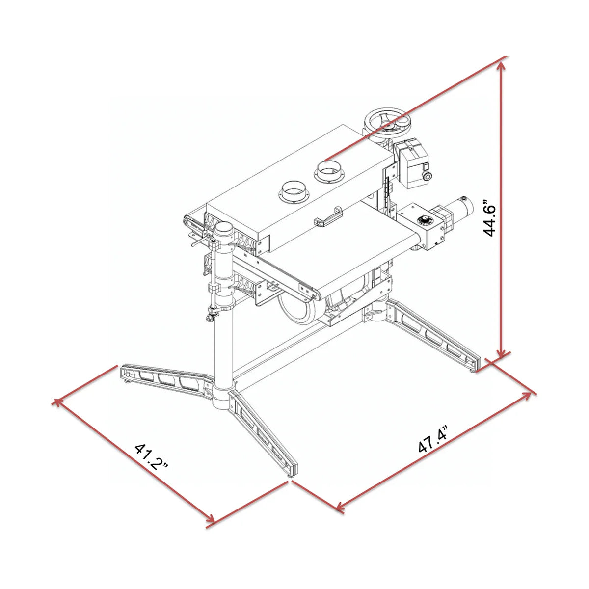 SuperMax Tools SUPMX-913002 25" Double Drum Sander
