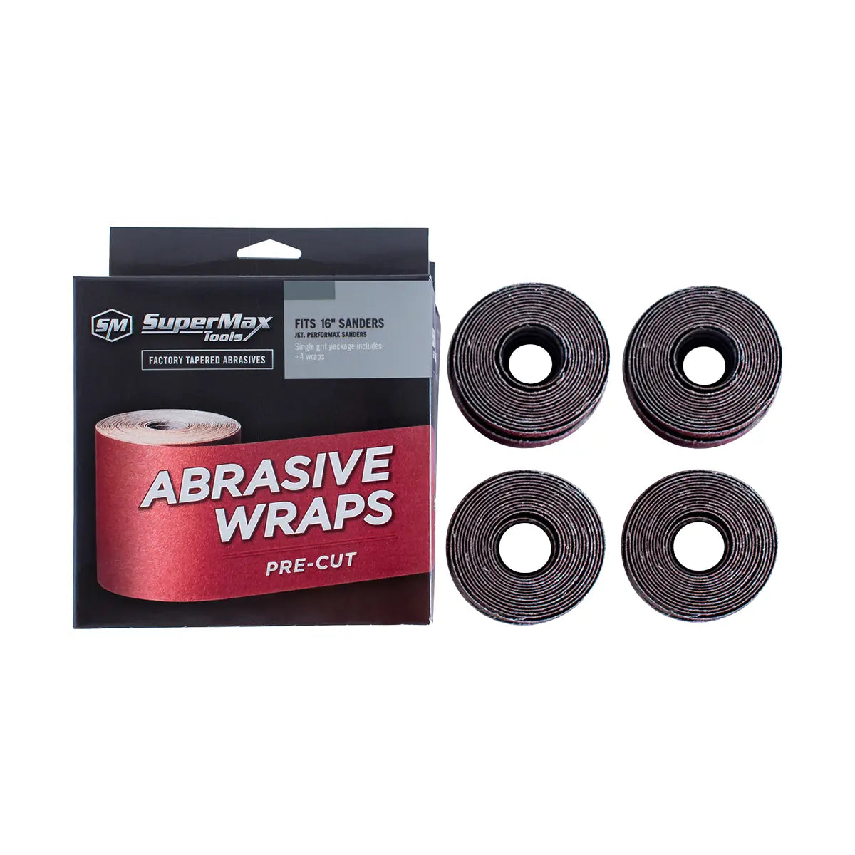 SuperMax Tools 60-6000 16” Drum Sander Abrasive Wrap Assorted Grits