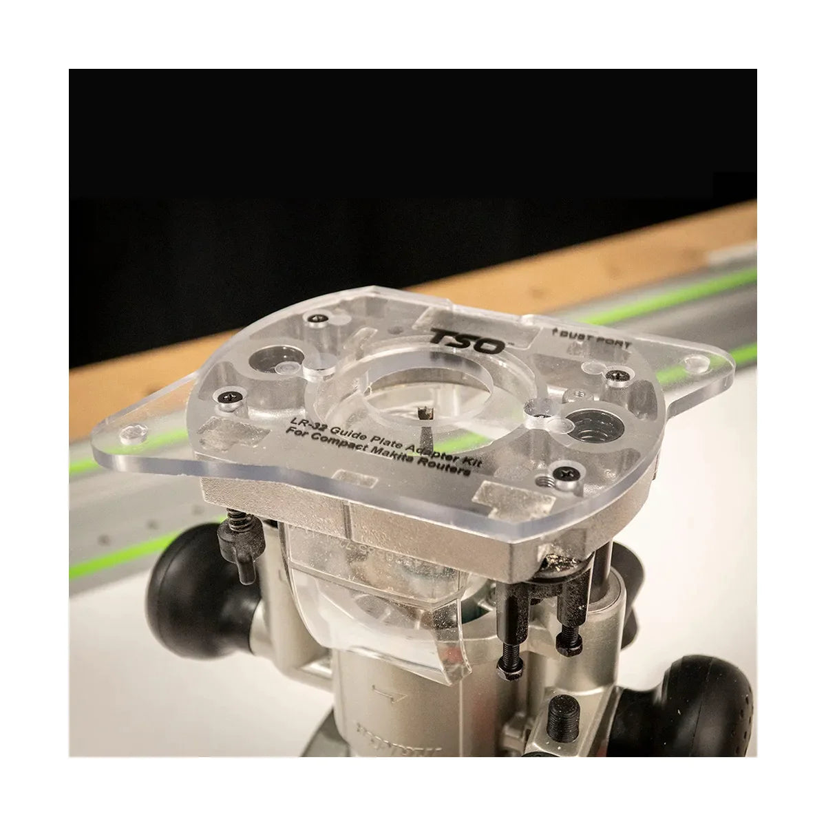 TSO Products 61-543 LR 32 Guide Plate Adapter Kit for Makita Compact Routers