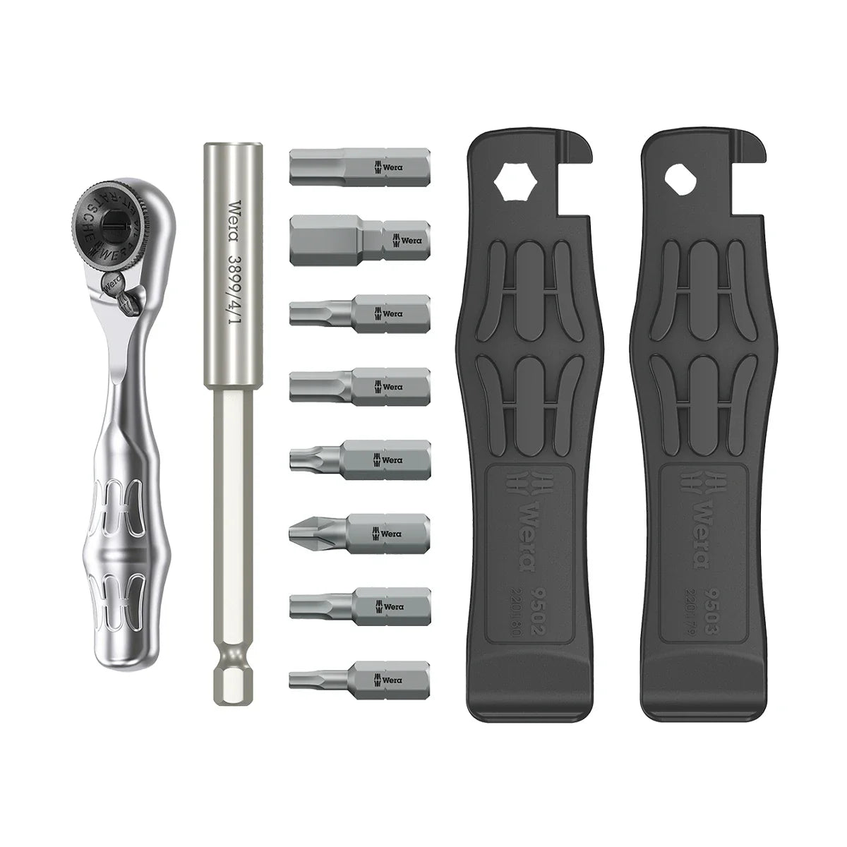 Wera Tools 05004170001 Zyklop Mini 1 14 Piece Bicycle Ratchet & Bit Set