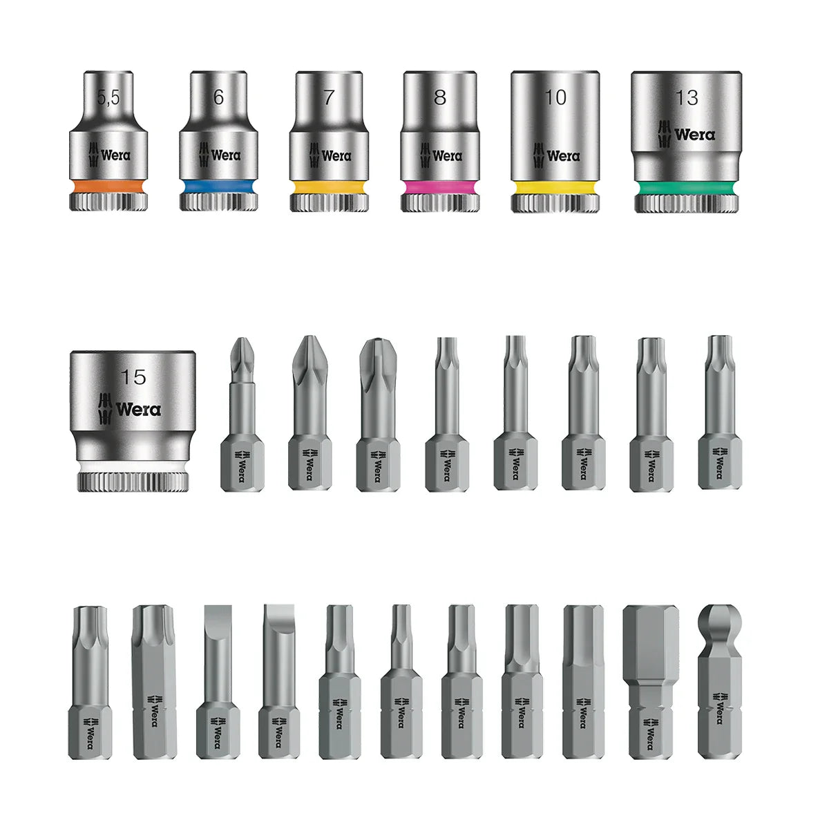 Wera Tools 05004172001 Zyklop Mini 1 41 Piece Bicycle Ratchet Bit & Set