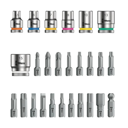 Wera Tools 05004172001 Zyklop Mini 1 41 Piece Bicycle Ratchet Bit & Set