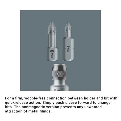 Wera Tools 05042755001 784 B 3/8" Adaptor with Quick-Release Chuck
