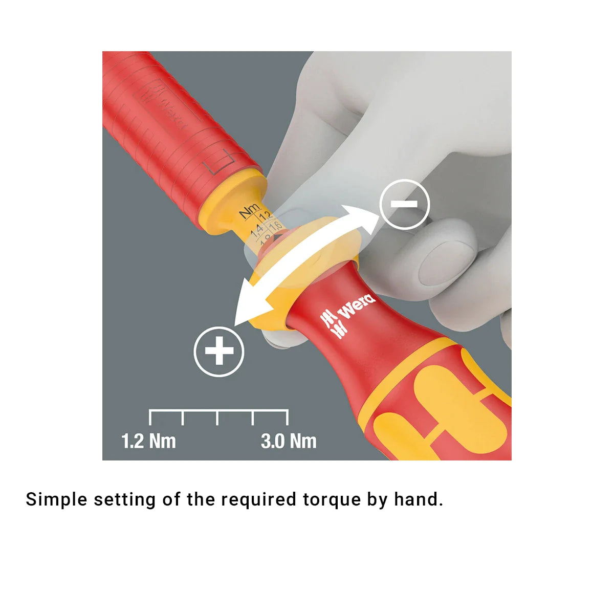 Wera Tools 05135906001 Kraftform Kompakt VDE 16 Torque Screwdriver Set
