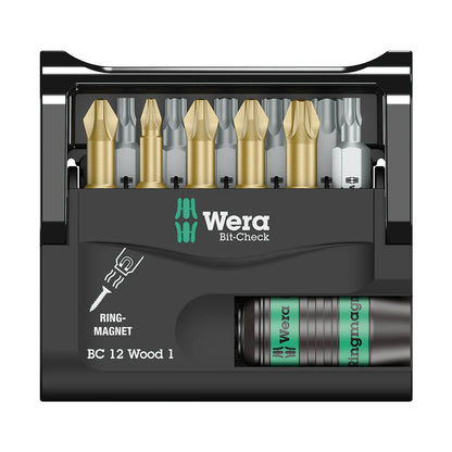 Wera Tools 05136387001 Bit-Check 12 Universal 2 SB