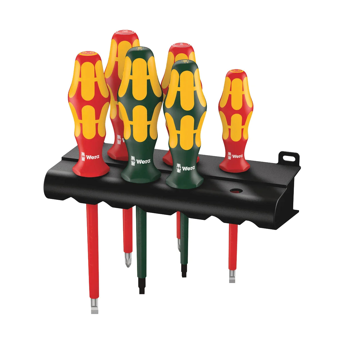 Wera Tools 05347777001 160 i/168 i/6 Rack Screwdriver Set Kraftform Plus Series 100