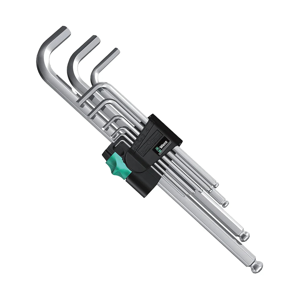 Wiha 35393 5-Piece Mini Inch Hex L-Key Set – Precision SAE Allen Keys In Plastic Holder