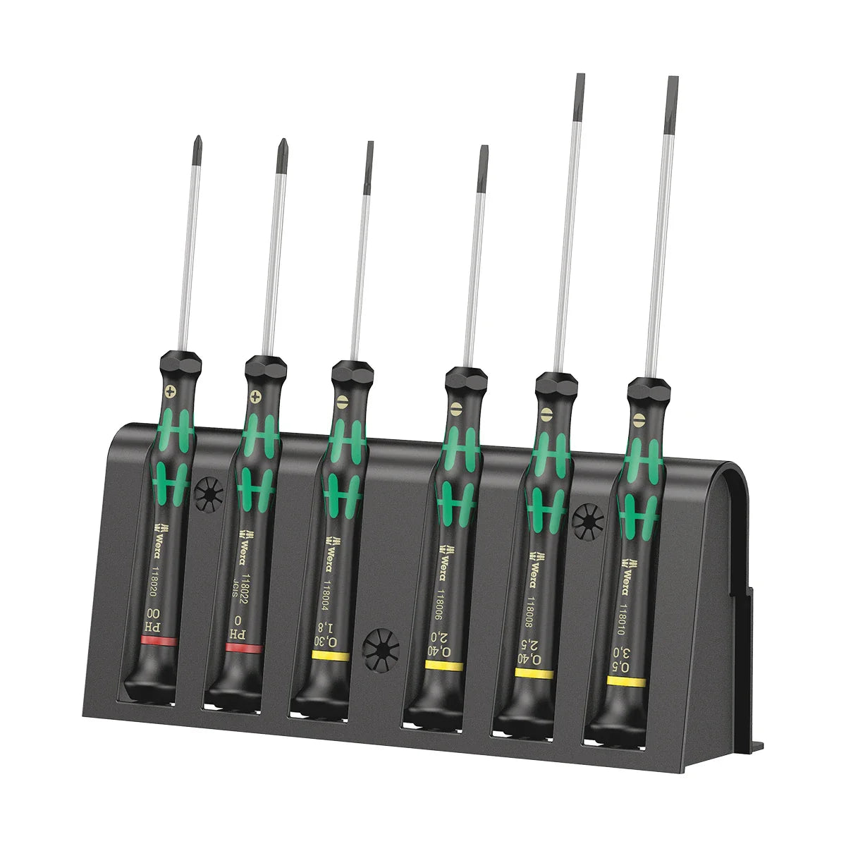 Wera Tools 05118150001 2035/6 A 6 - Piece Screwdriver Set and Rack