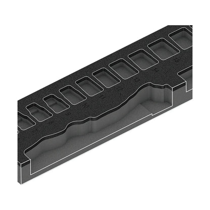 Wera Tools 05150111001 9721 Foam Insert & 8000 B Zyklop 23 Piece Ratchet Set 1 3/8" Drive