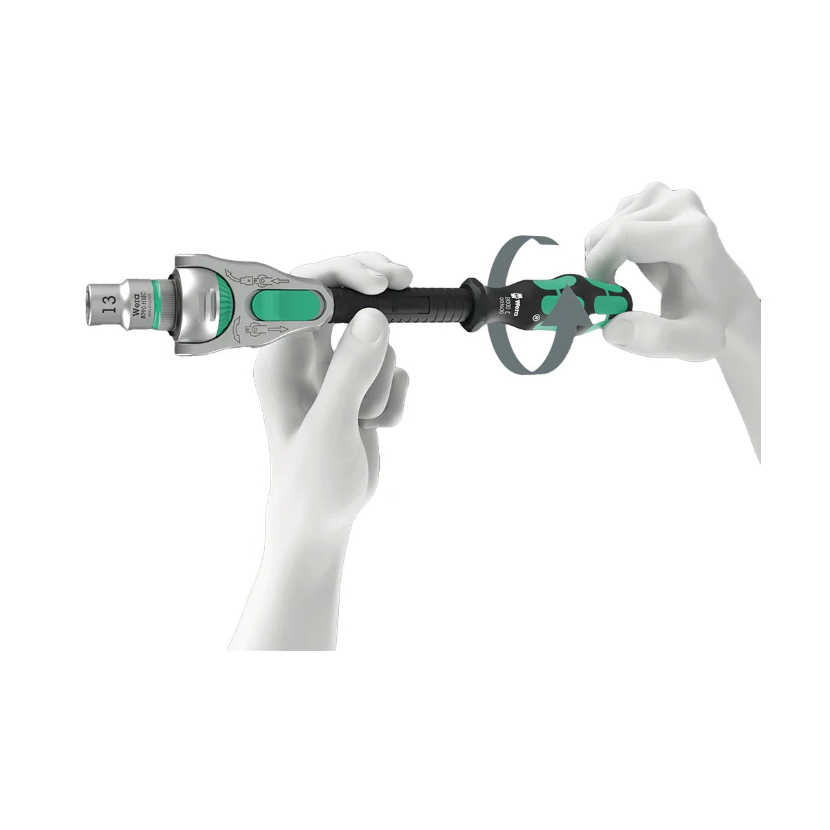 Wera Tools 05150111001 9721 Foam Insert & 8000 B Zyklop 23 Piece Ratchet Set 1 3/8" Drive