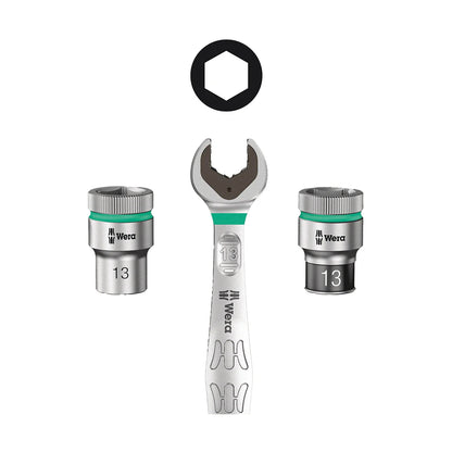 Wera Tools 05150111001 9721 Foam Insert & 8000 B Zyklop 23 Piece Ratchet Set 1 3/8" Drive